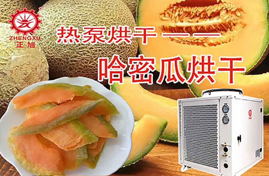 哈密瓜熱泵烘干機